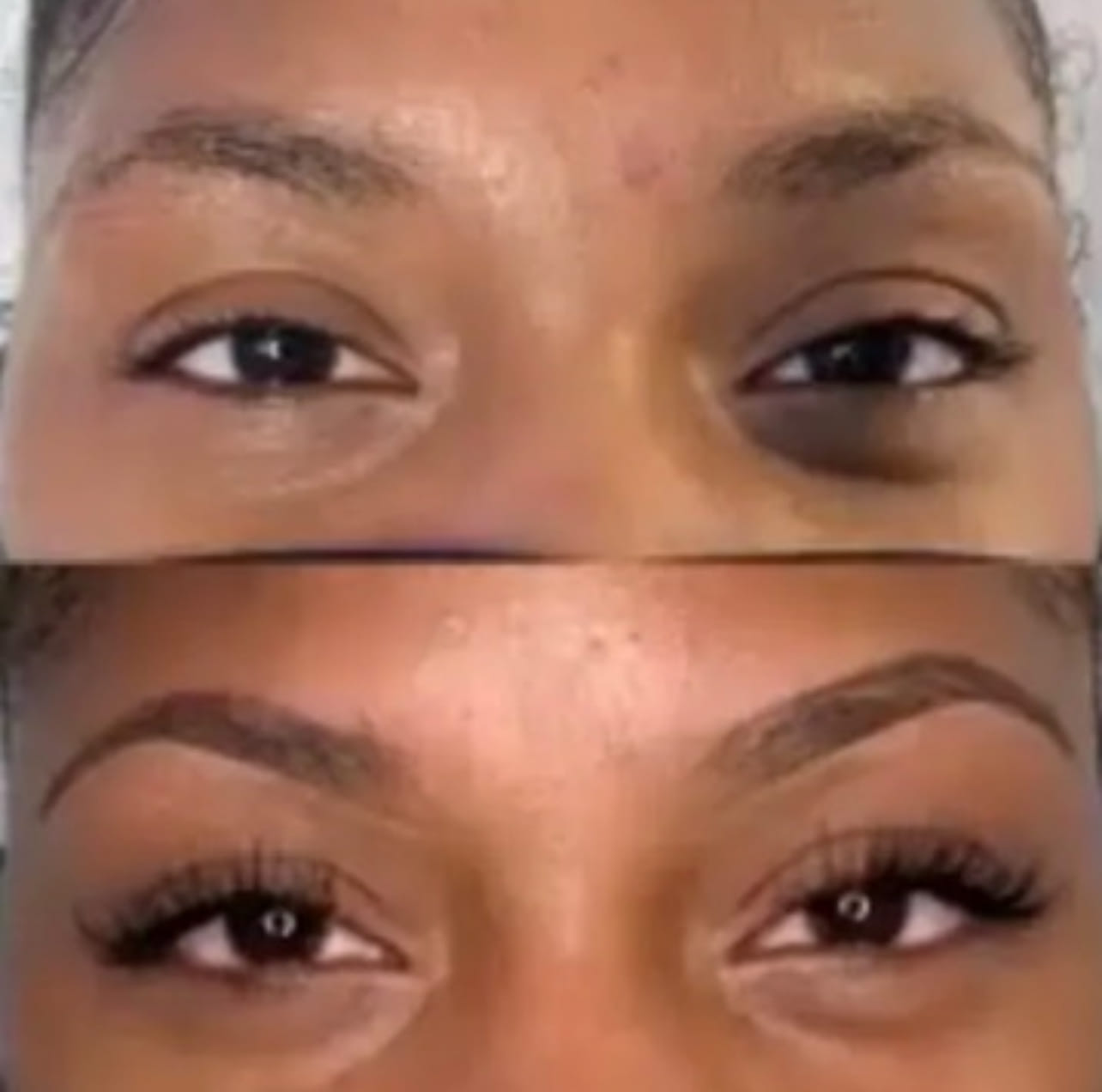 Brow Shaping example 1